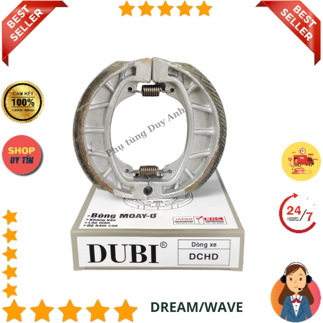 Má phanh cơ DUBI DREAM (lò xo thẳng, ghi, T100)