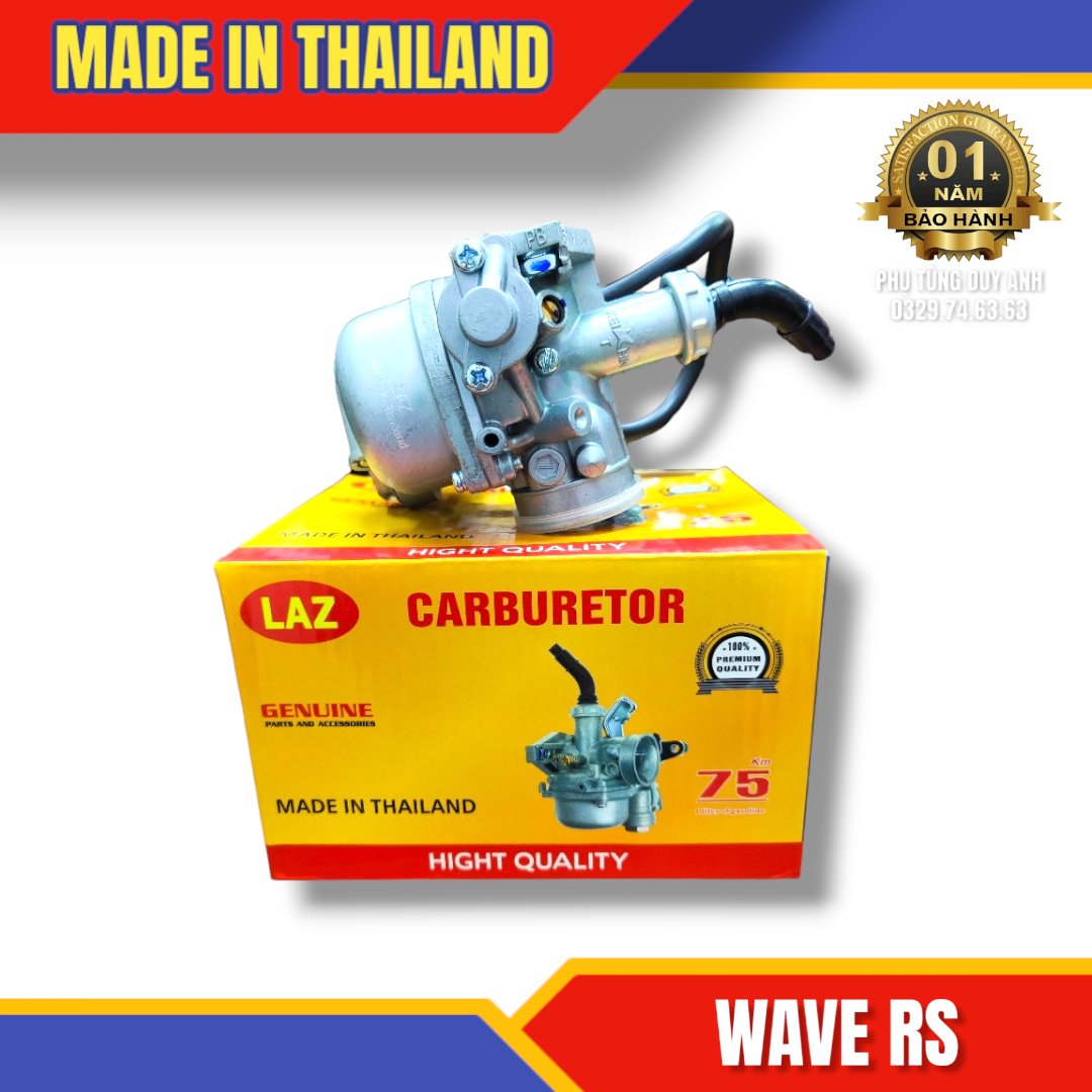 Chế hòa khí, BXC Wave RS/W.A100 LAZ Thái Lan