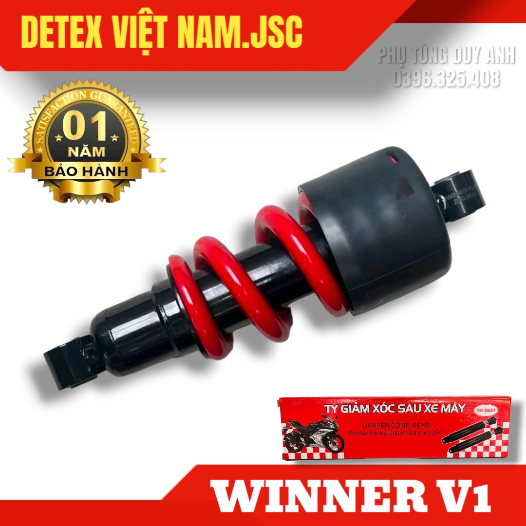 Giảm Xóc sau Winner đỏ Detex