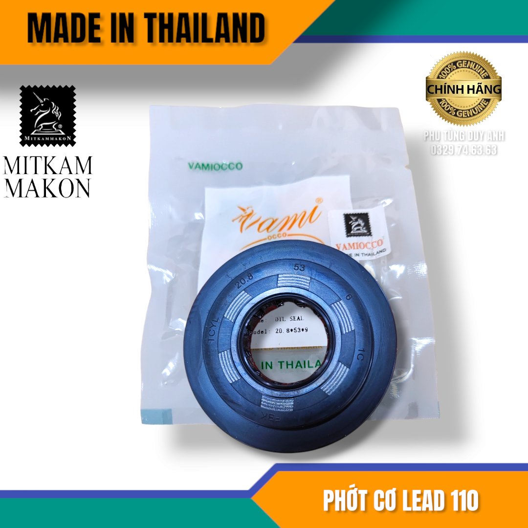 Phớt cơ Lead 110 20.8*53*9 Thailan