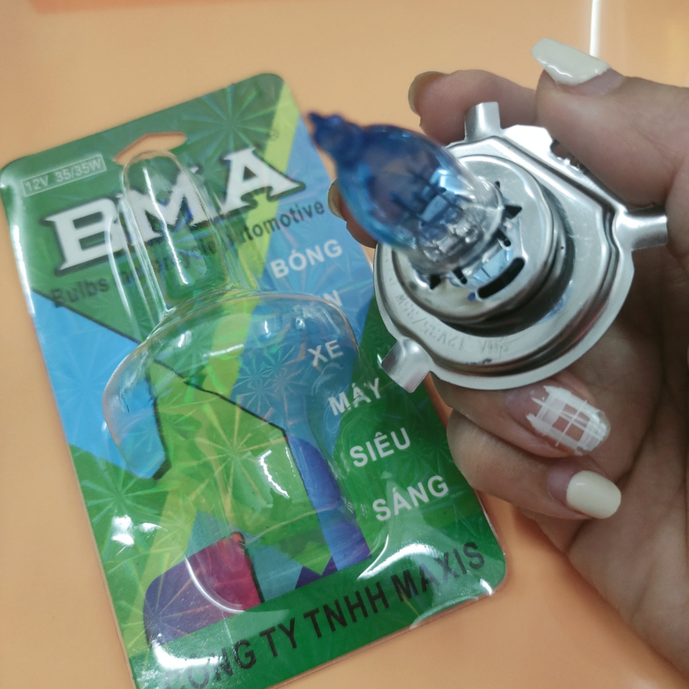 H4 nhọn đầu xanh 35/35w BMA