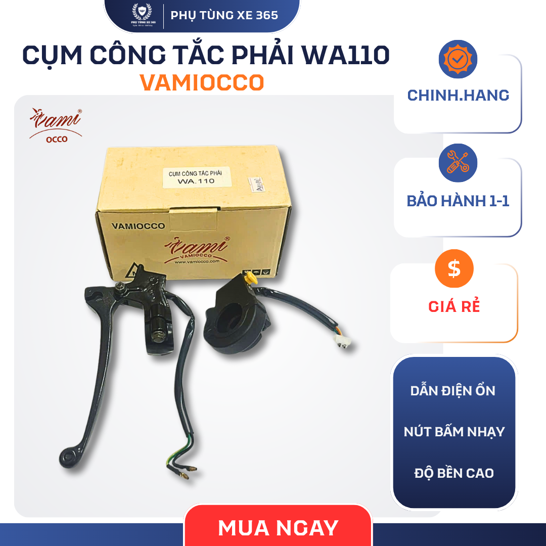 Cụm công tắc phải Wave 110