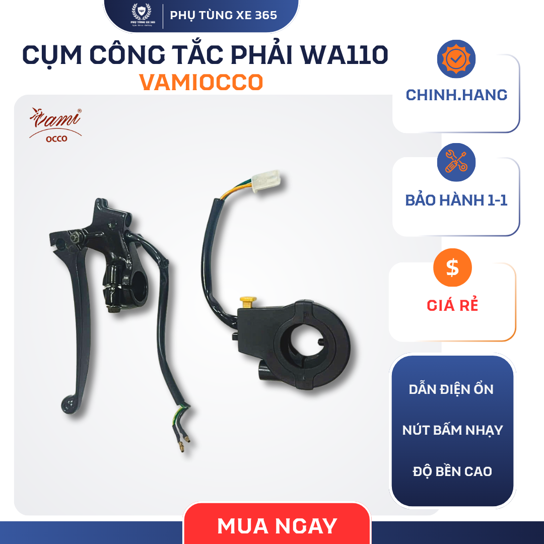 Cụm công tắc phải Wave 110