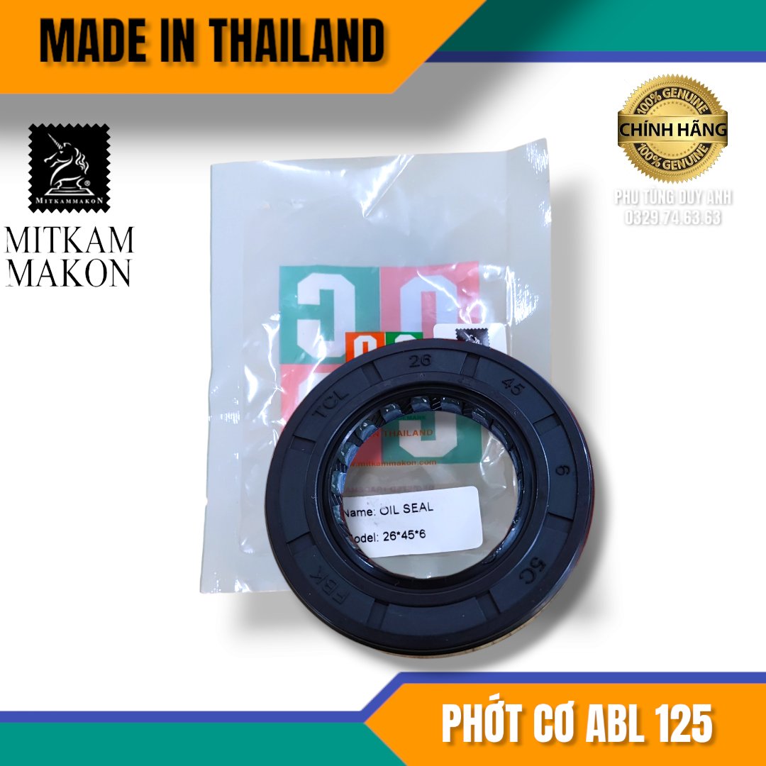 Phớt cơ Air blade 125 26*45*6 Thailan