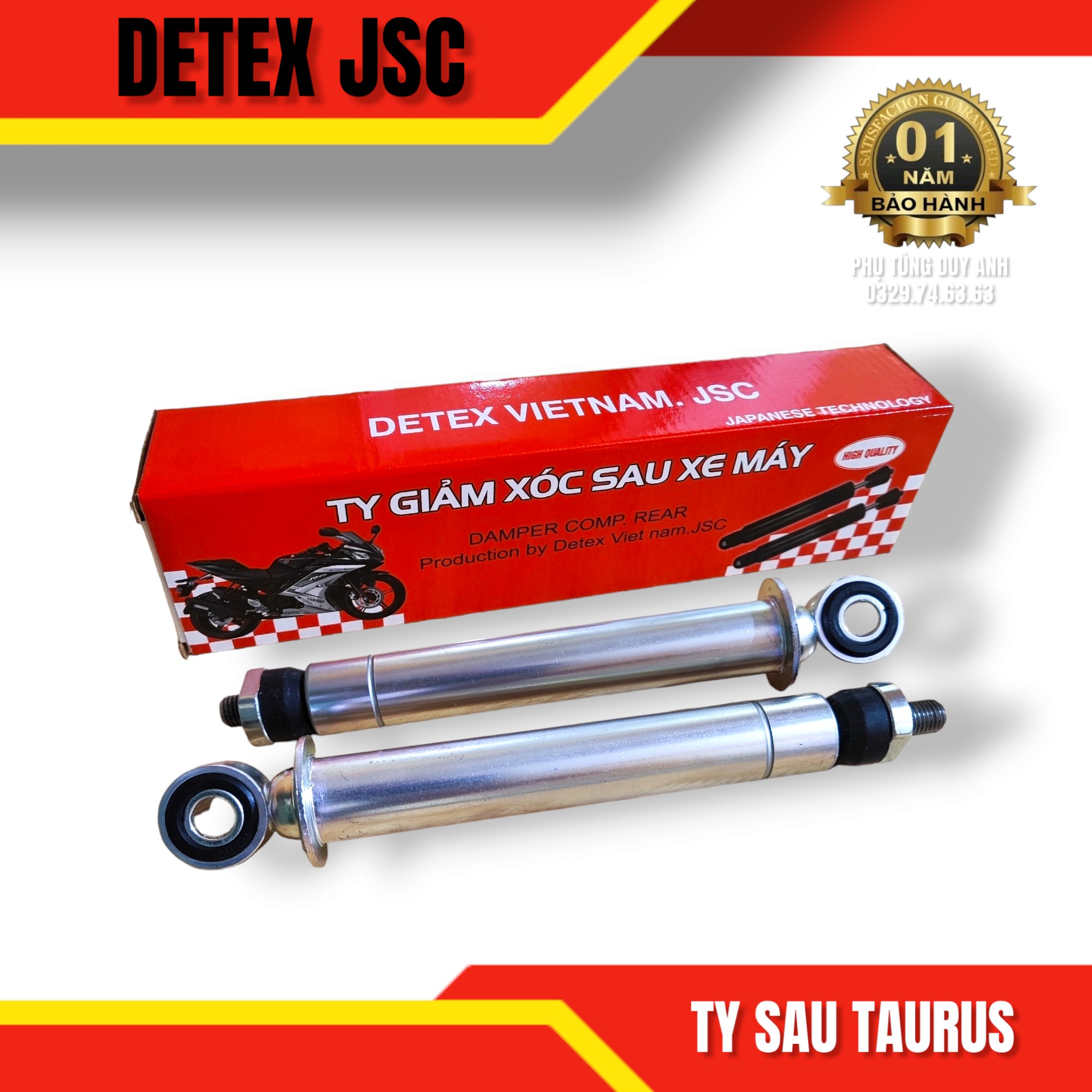 Ty sau giảm xóc Detex Taurus (10x23) (T30)