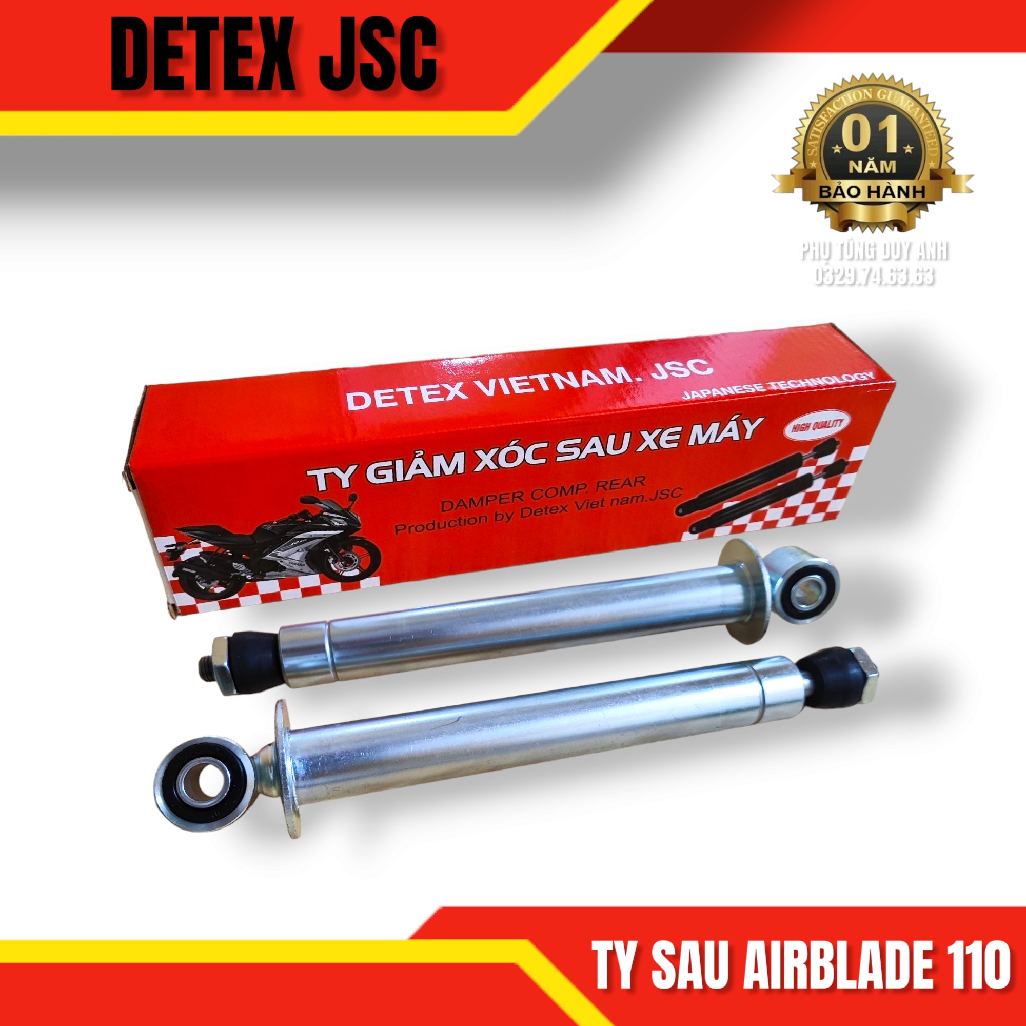 Ty sau giảm xóc Detex Air-110 (10x23) (T30)