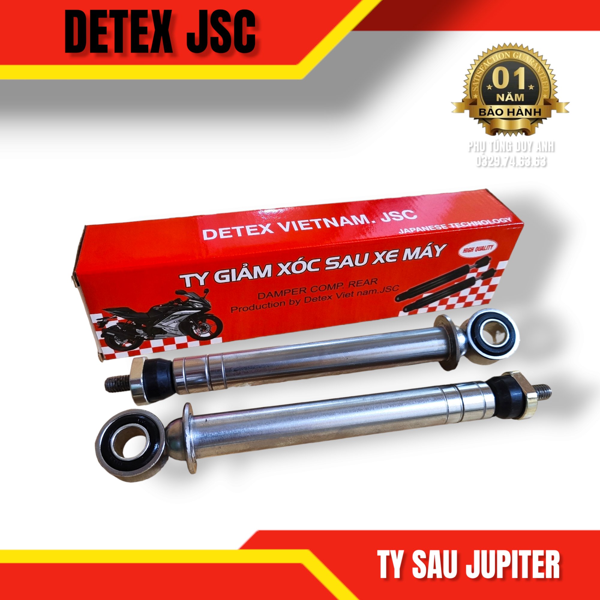 Ty sau giảm xóc Detex JU (8x18) (T30)