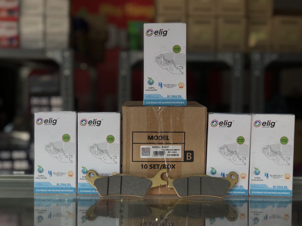 Má phanh dầu Elig Raider FI (trước) (EM317, T120)