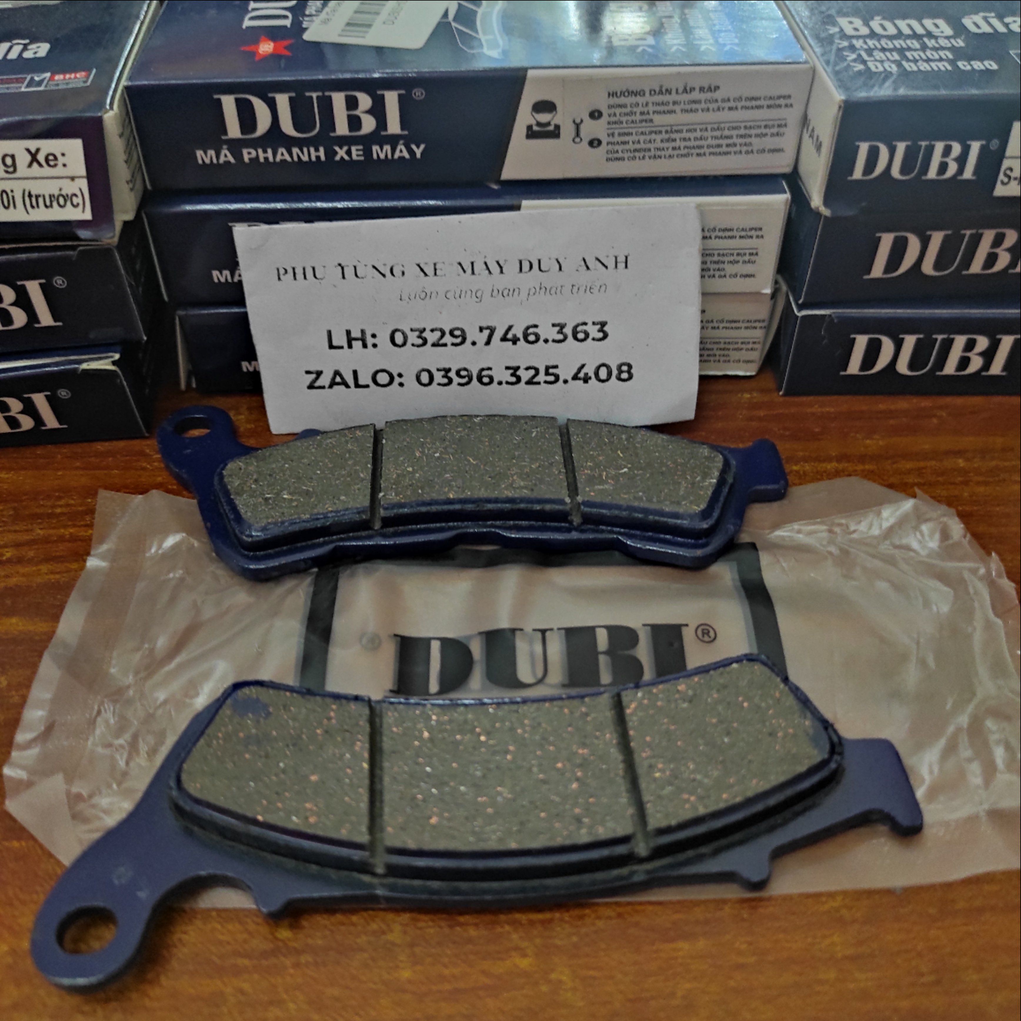Má phanh dầu DUBI SH 300i (trước, dài)