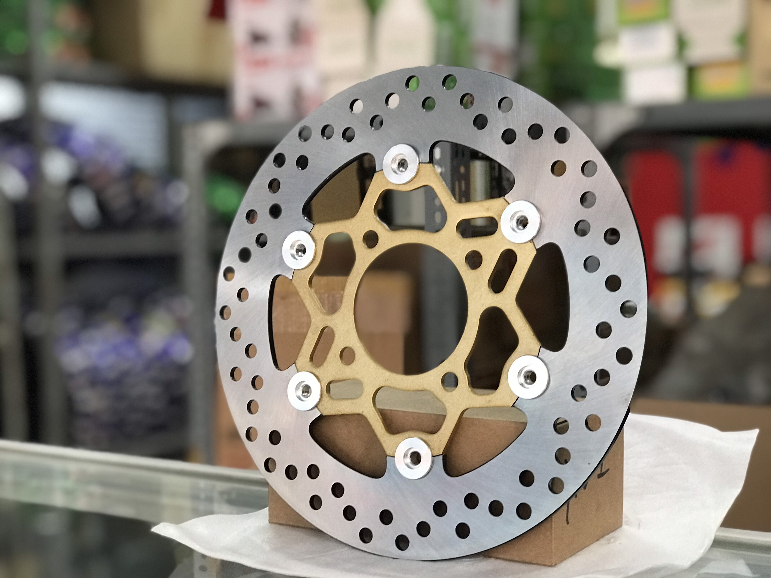 Đĩa phanh sao  ( đĩa trước ) Exciter 135 , Jupiter