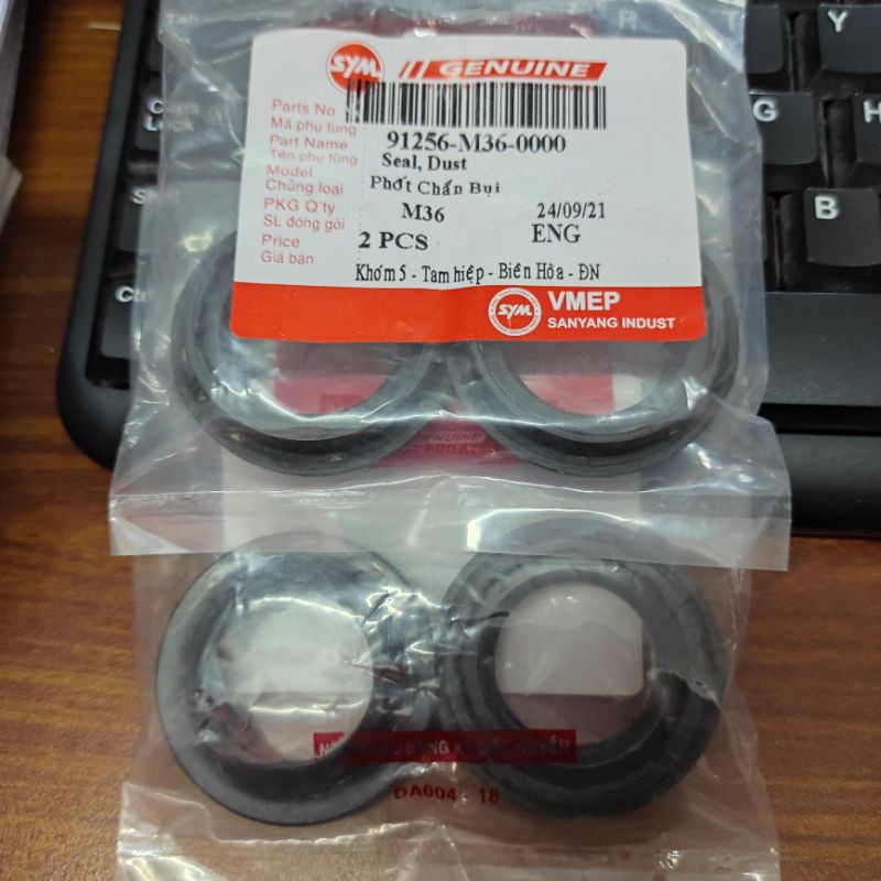 Phớt giảm sóc Win/Angle 100) SYM  27*39*10.5