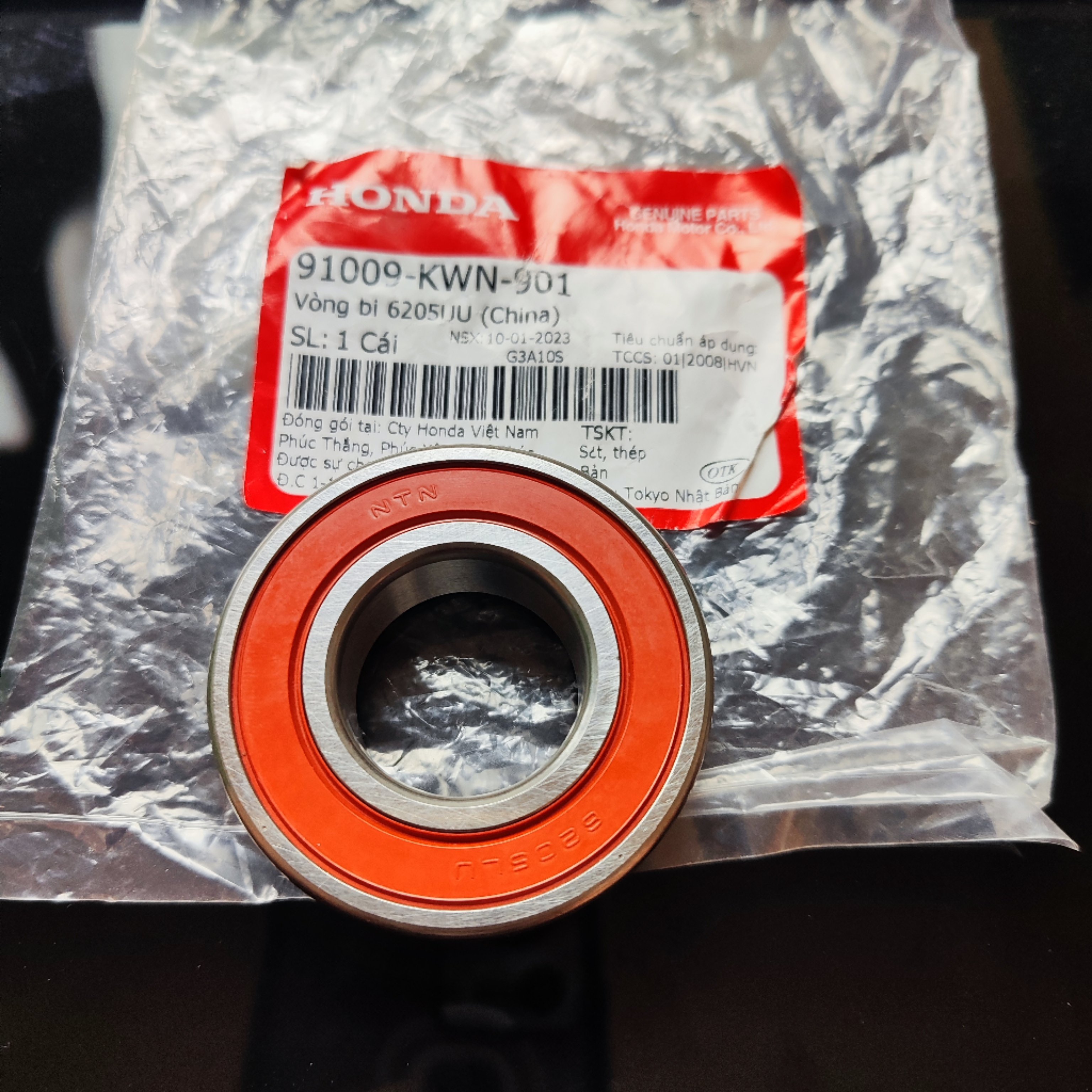 Vòng bi 6205UU (china)