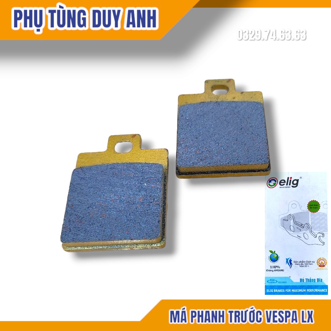 Má phanh dầu Elig Vespa LX (PI001, T120)