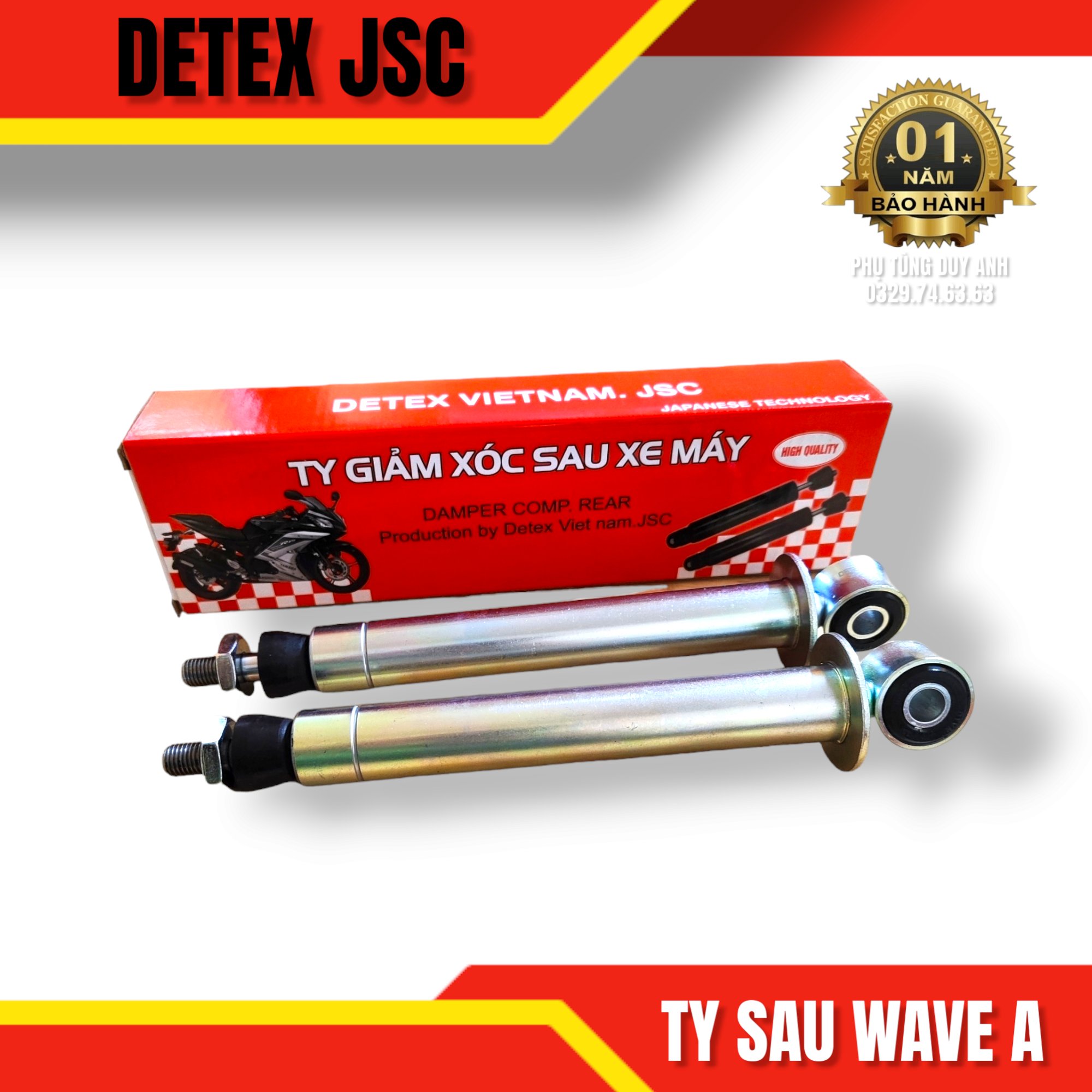 Ty sau giảm xóc Detex WA A (10x23) (T30)