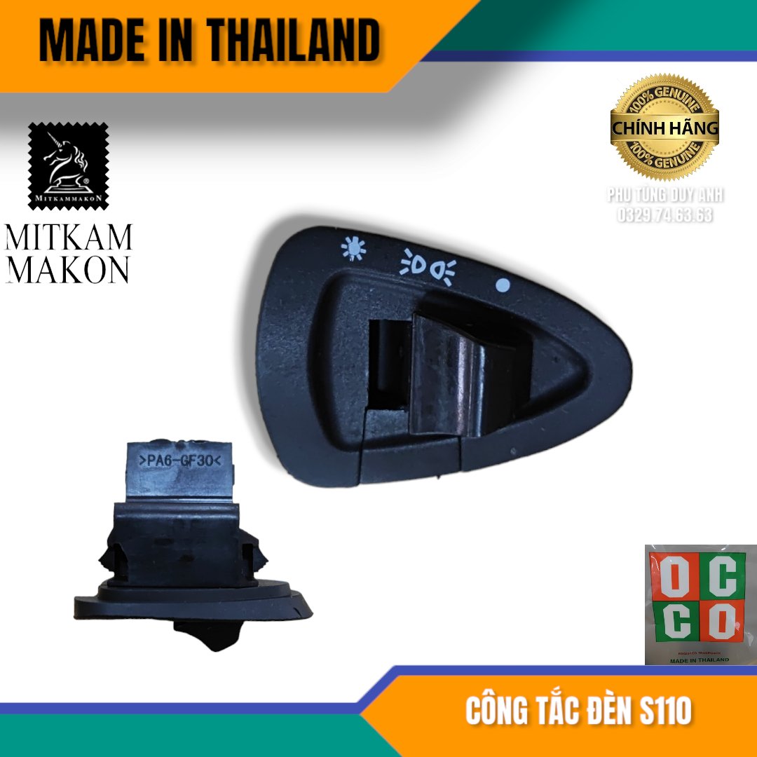 Công tắc đèn s110 Thailan