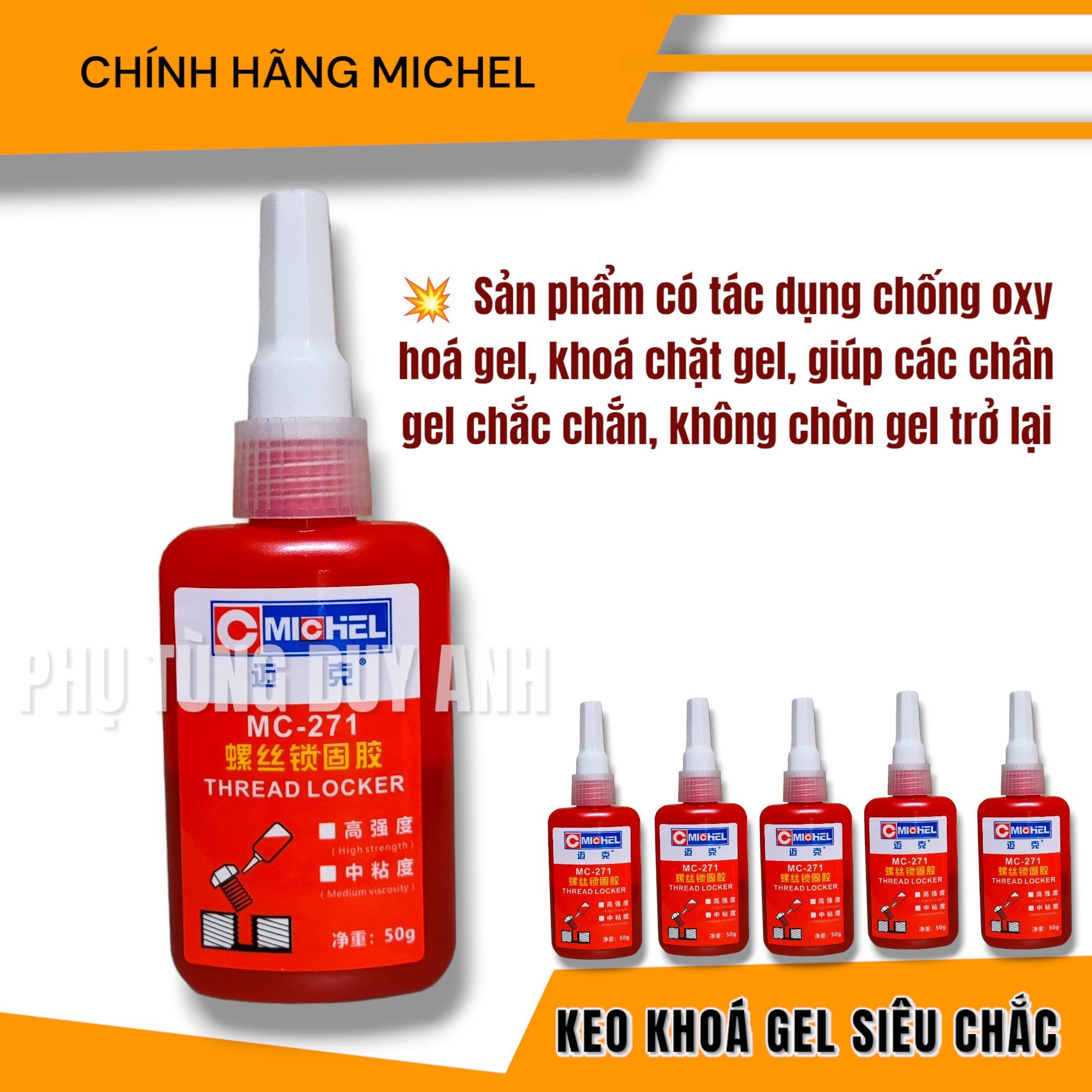 Keo khoá gen 50ML BMA