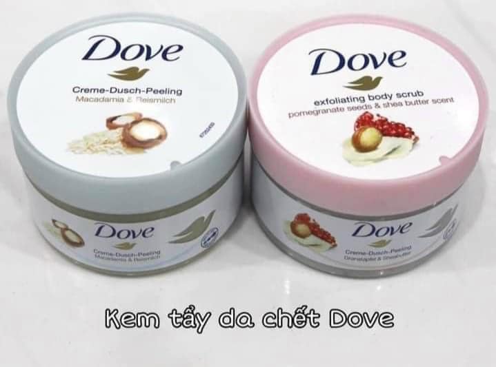 Tẩy da chết Body DOVE 225ml [Xách tay Đức giá gốc]