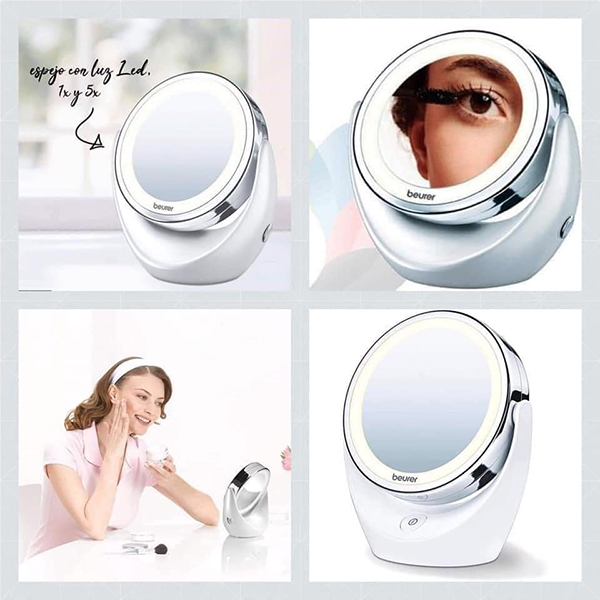 Gương trang điểm Beurer BS49 quay được 360° (Hàng nội địa Đức) | Vua Hàng Đức