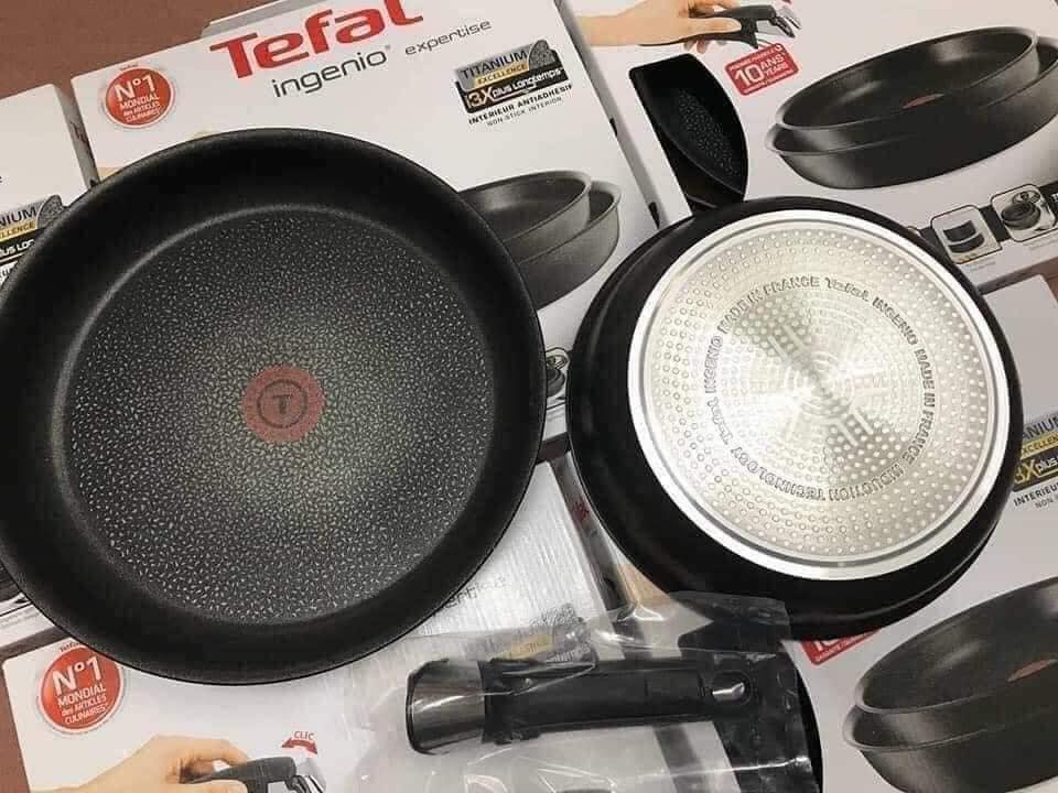 Set chảo Tefal tay rời 24-28cm (2 CHẢO + 1 TAY CẦM) [Xách tay Đức giá gốc]