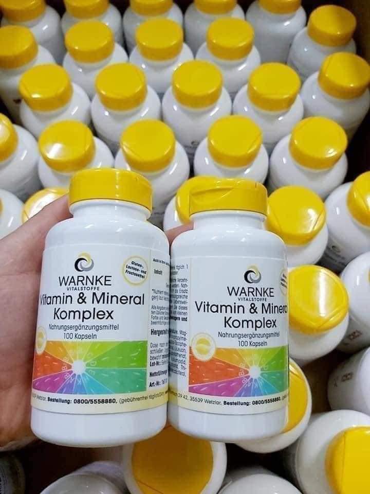 VITAMIN TỔNG HỢP Warnke Vitamin & Mineral komplex