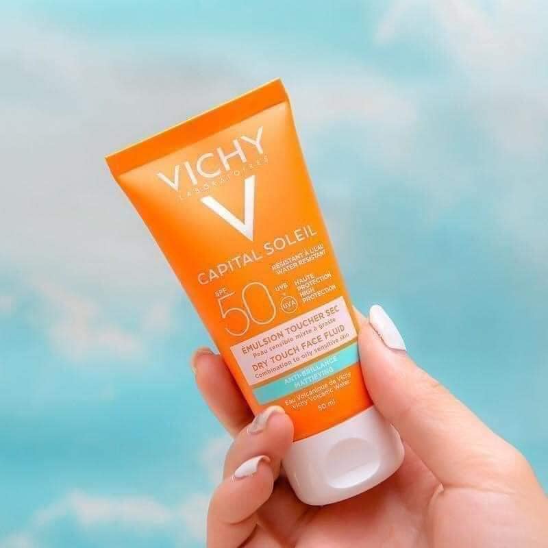 Kem chống nắng Vichy Capital Soleil SPF50 UVB+UVA 50ml [Xách tay Đức giá gốc]