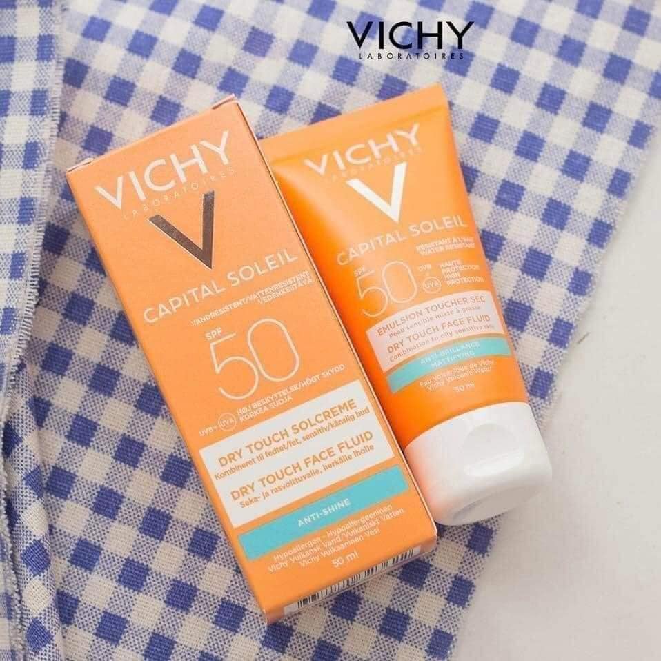 Kem chống nắng Vichy Capital Soleil SPF50 UVB+UVA 50ml [Xách tay Đức giá gốc]