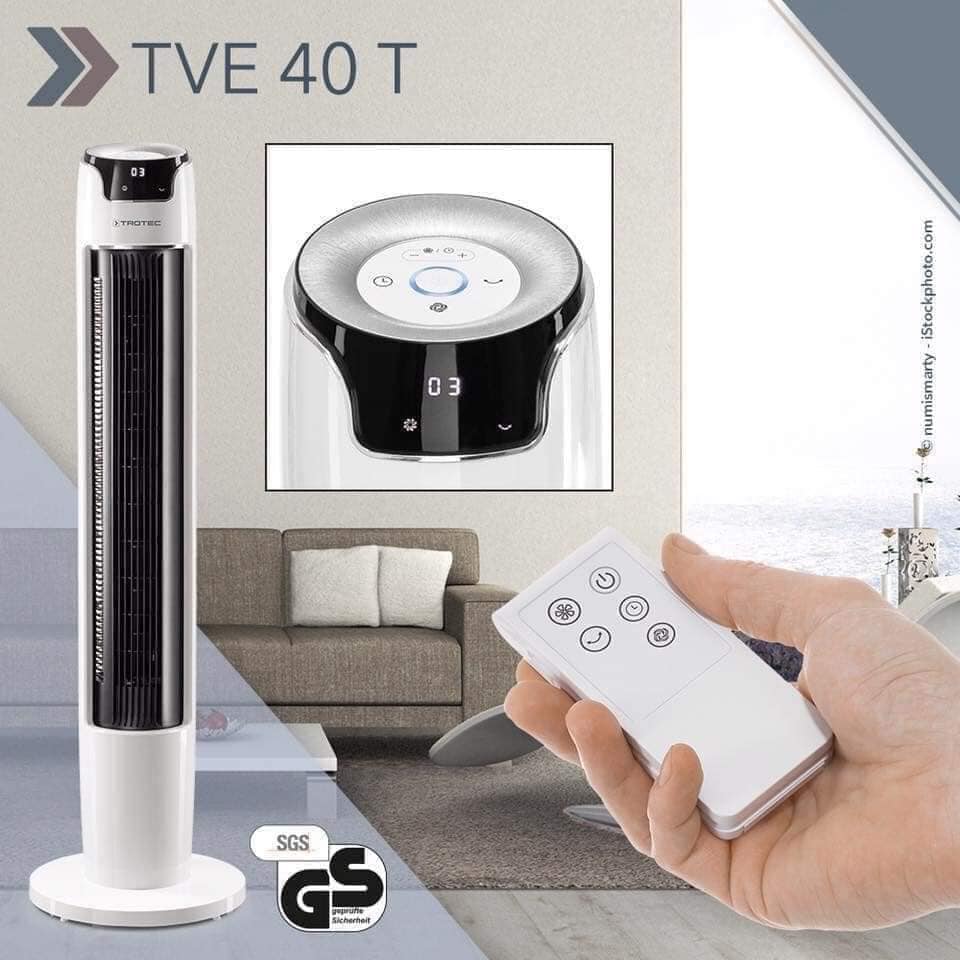 QUẠT THÁP THÔNG MINH TROTEC TVE 40T [Xách tay Đức giá gốc]