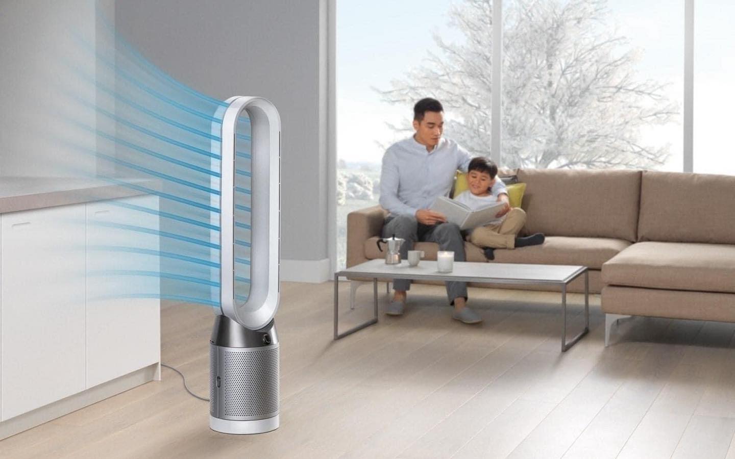 Quạt không cánh kiêm lọc không khí Dyson TP04 [Xách tay Đức giá gốc]