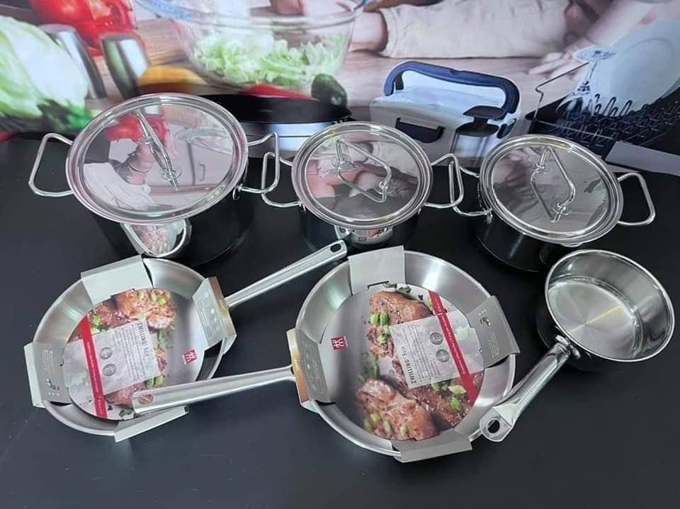 Bộ nồi Zwilling Starter set 6 chiếc 3 đáy [Xách tay Đức giá gốc]