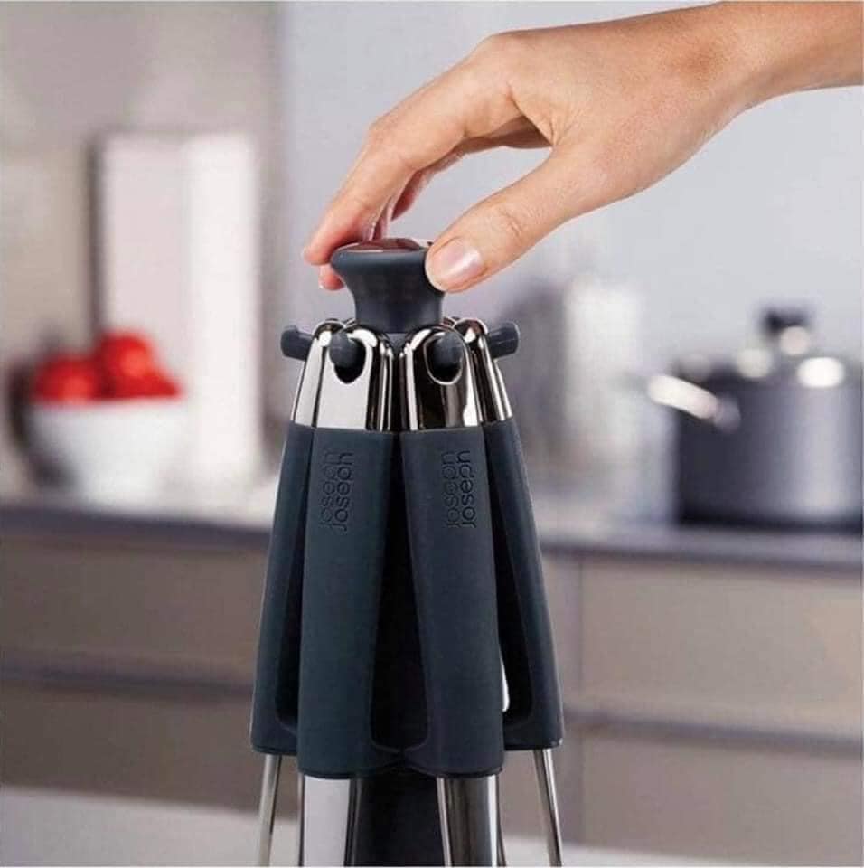 BỘ DỤNG CỤ NẤU ĂN INOX JOSEPH JOSEPH 7 MÓN ELEVATE STEEL [Xách tay Đức giá gốc]