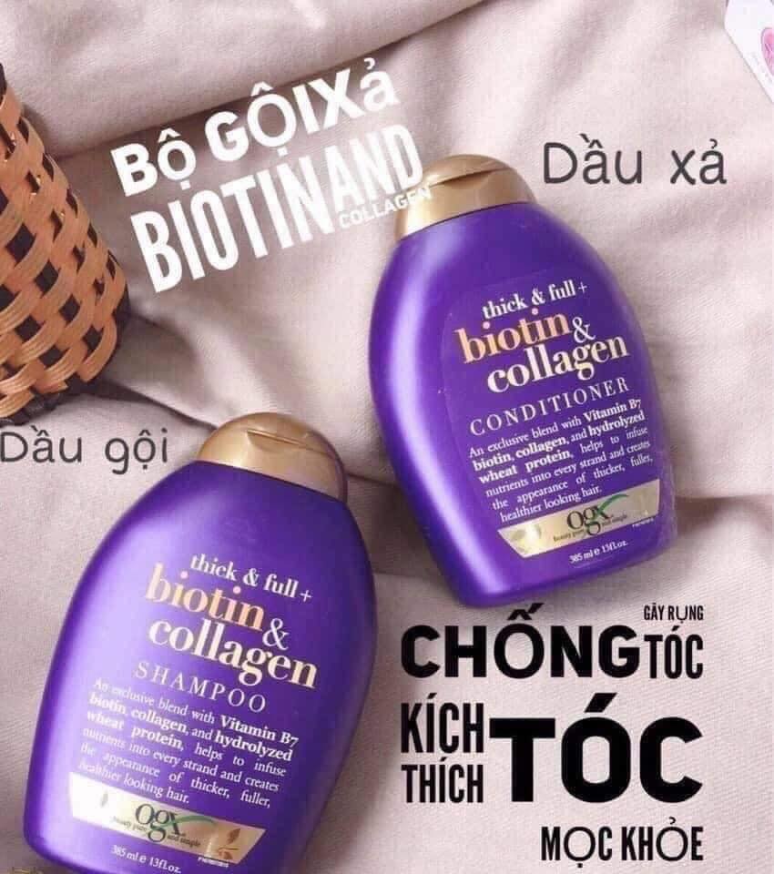 Dầu gội, xả Biotin giúp dưỡng tóc chắc khoẻ và chống rụng tóc (cặp) [Xách tay Đức giá gốc]