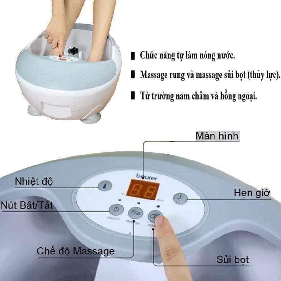 BỒN NGÂM MASSAGE CHÂN BEURER FB50