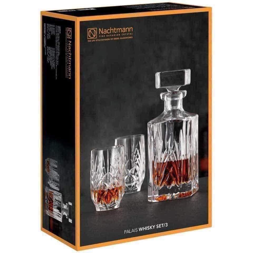 Bộ bình kèm cốc whisky palais nachtmann 102966 set 3