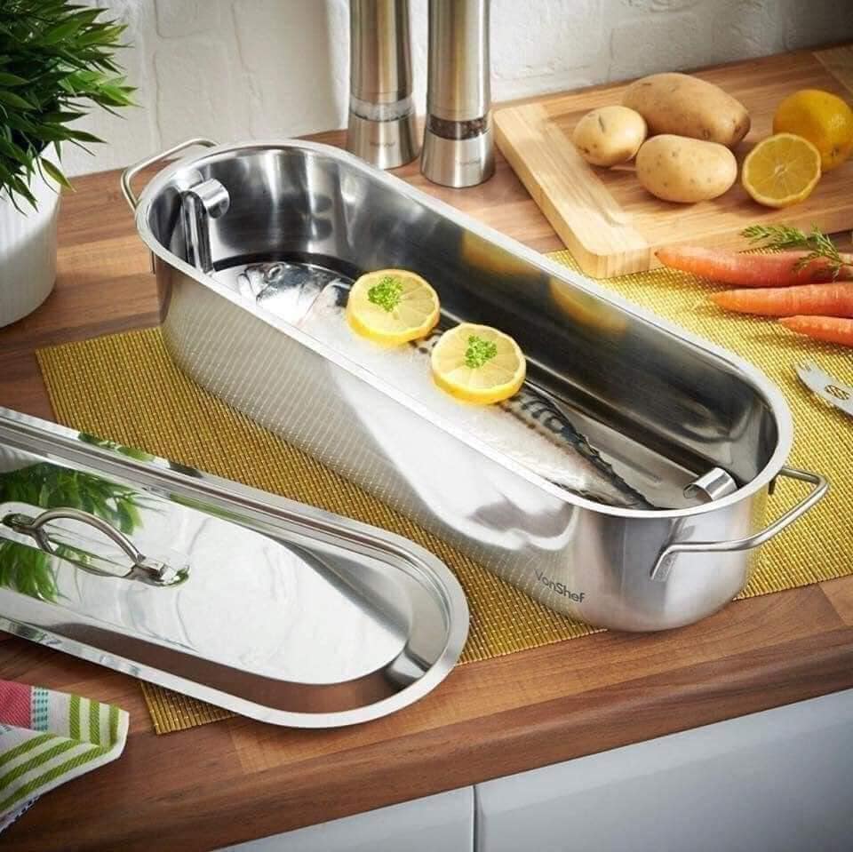 Nồi hấp cá KitchenCraft [Xách tay Đức giá gốc]