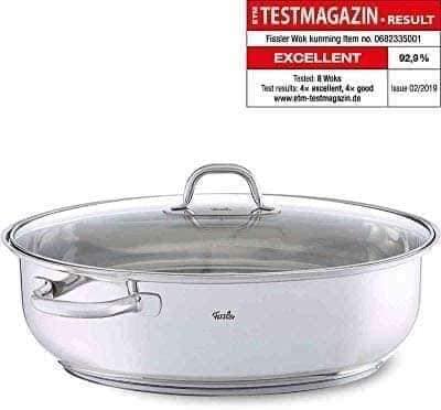 Nồi chảo fissler size 38 cm hình bầu dục [Xách tay Đức giá gốc]