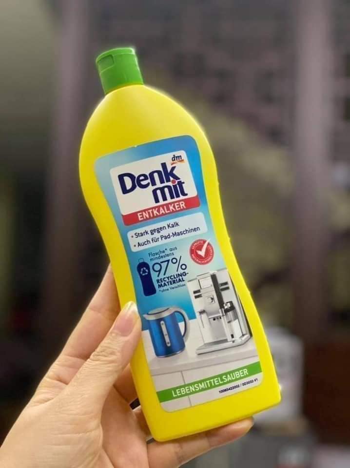 DUNG DỊCH RỬA CẶN CANXI DENKMIT MẪU MỚI (250ML)