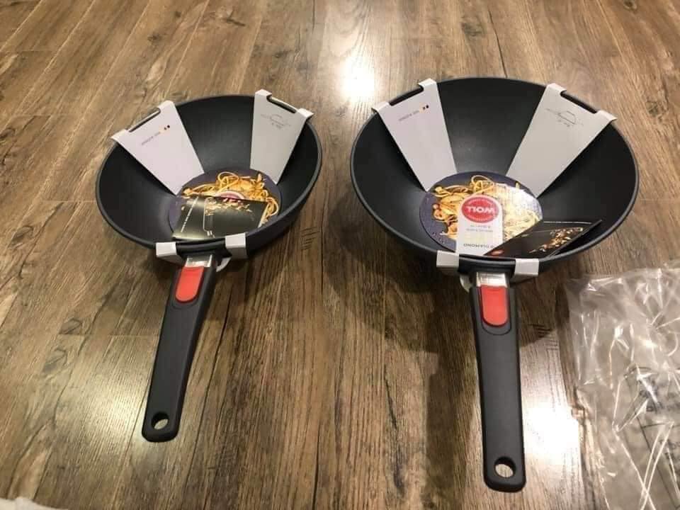 Chảo Sâu Lòng Woll Diamond Lite Work And Stir Fry Pans [Xách tay Đức giá gốc]