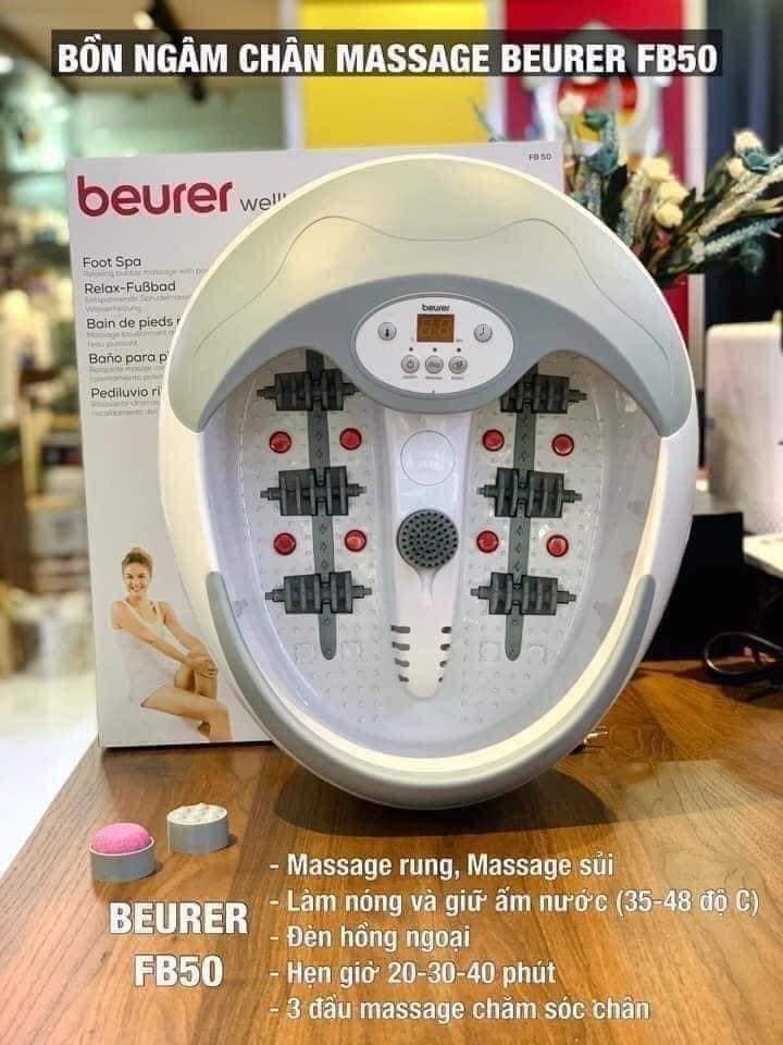 BỒN NGÂM MASSAGE CHÂN BEURER FB50