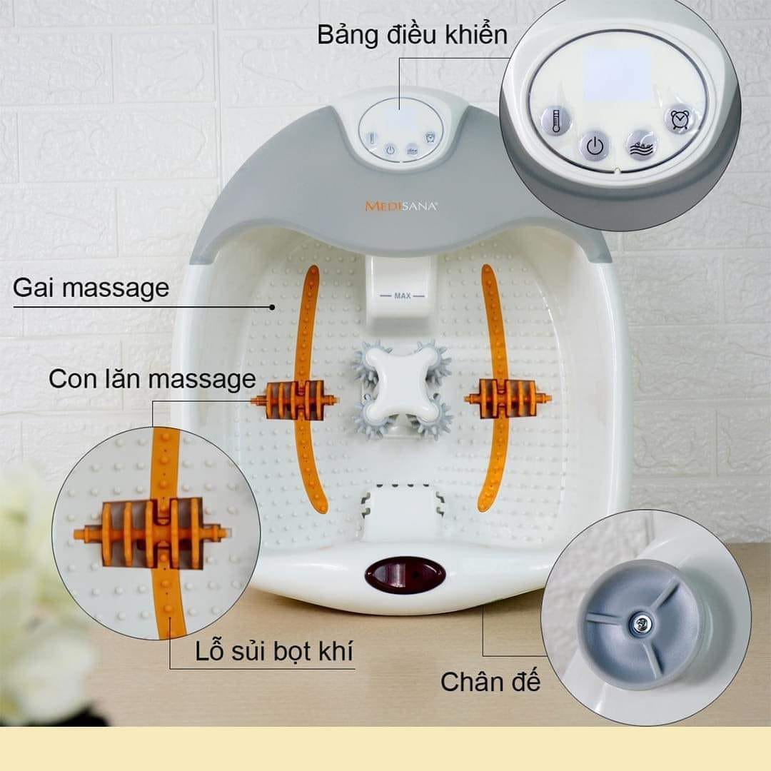 CHẬU NGÂM - MASSAGE CHÂN MEDISANA FS885  [Xách tay Đức giá gốc]