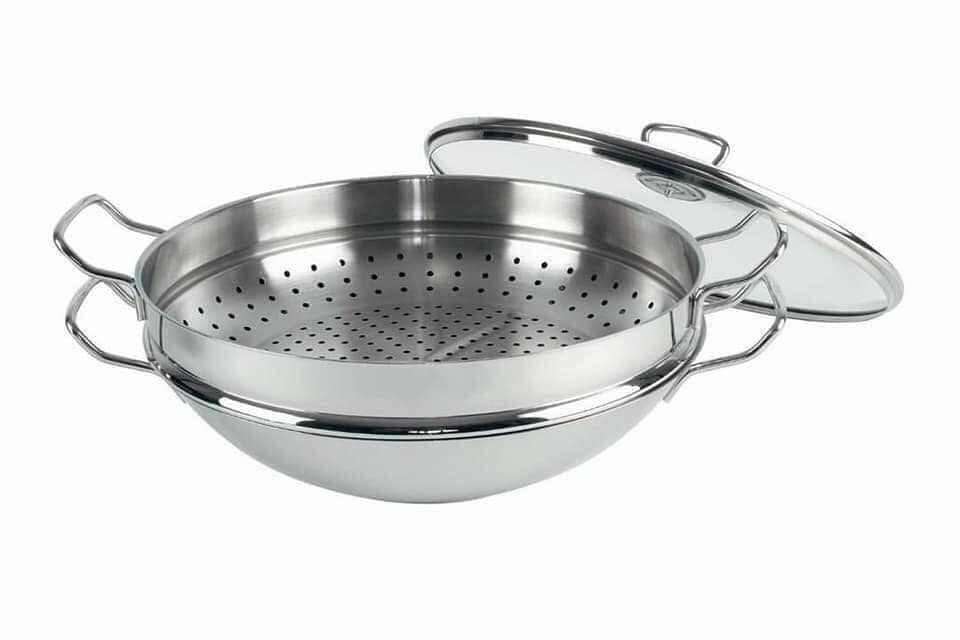 Chảo xào, hấp wmf Wok Macao 36CM [Xách tay Đức giá gốc]