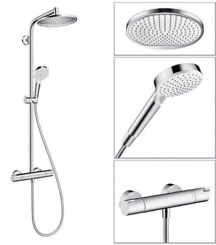 BỘ VÒI SEN TẮM HANSGROHE CROMETTA S 240 - MADE IN GERMANY