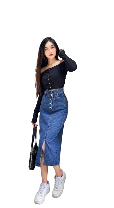 Chân váy jeans chữ A Ulzzang Quảng Châu VJN17 giá rẻ nhất tháng 2/2024