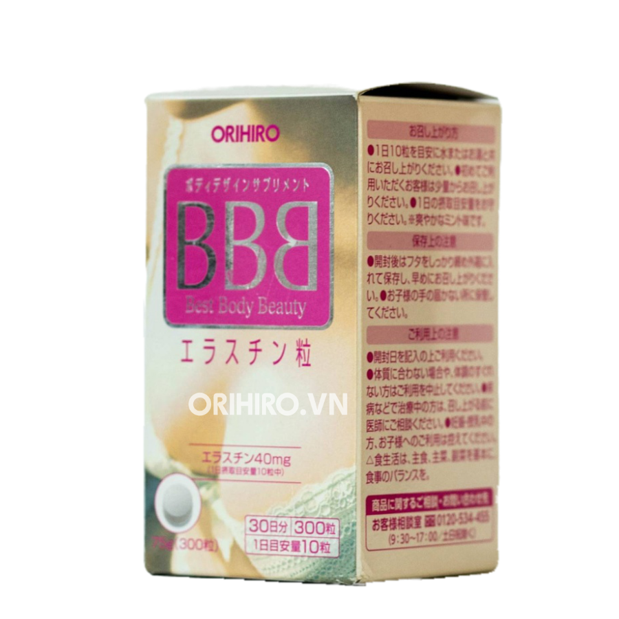 Viên uống nở ngực BBB Orihiro 300 viên