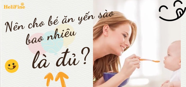 liều lượng yến sào cho trẻ em