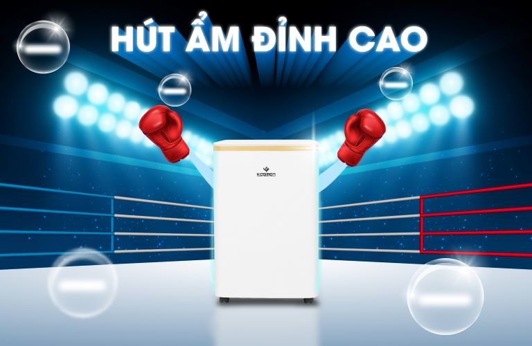 Hút ẩm mạnh mẽ với máy hút ẩm Kosmen KM-12N