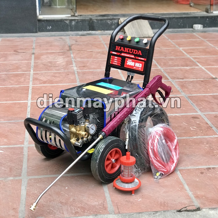 Máy Rửa Xe Cao Áp Hakuda 3Kw 3000 HKD Piston Sứ