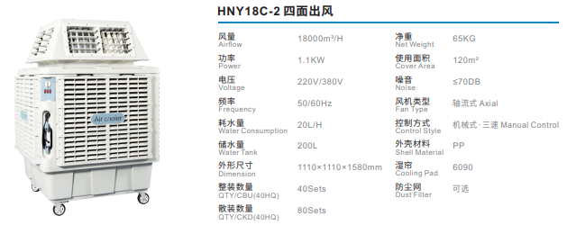 Máy làm mát công nghiệp HNY18C-2
