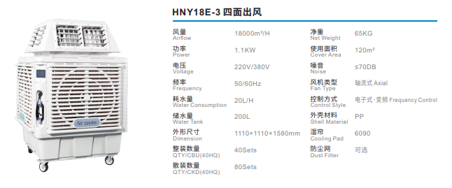 Máy làm mát công nghiệp HNY18E-3