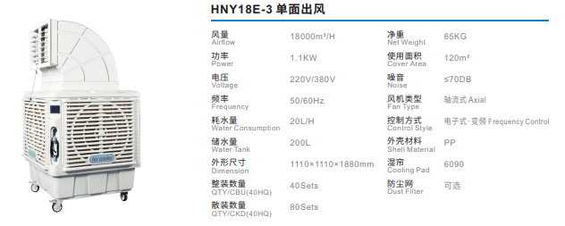 Máy làm mát công nghiệp HNY18E-3