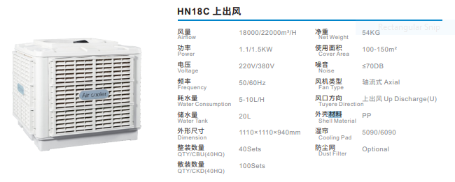 Máy làm mát công nghiệp HN18C